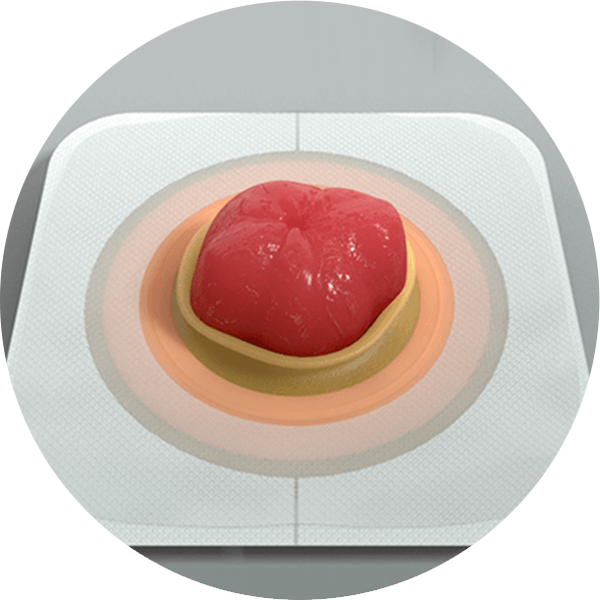 Detailní záběr na podložku