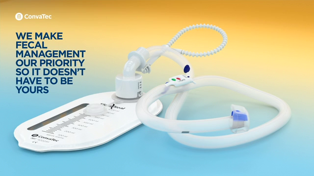 a medical device with a blue background